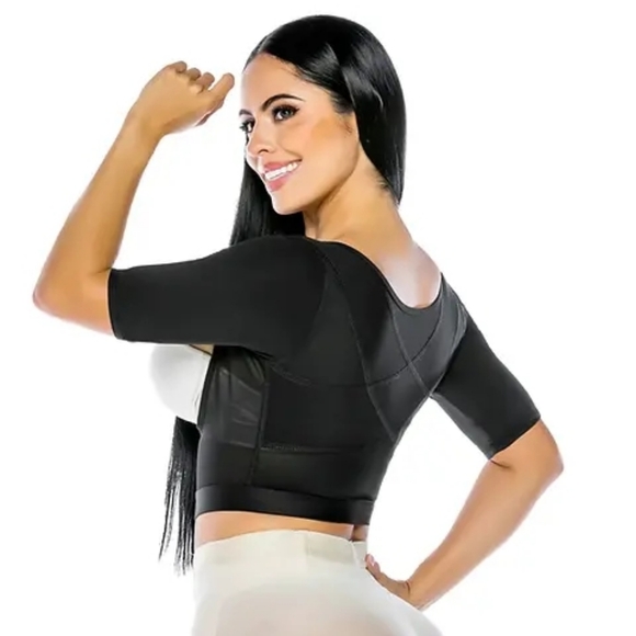 Stagmi Faja Open-Bust Arm Compression Sleeve Anti-Sagging Shaper or Post-Surgery - Picture 10 of 15